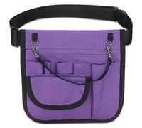 Duuclume Sac banane d'infirmière, porte-ruban, ciseaux de bandage utilitaire, pochette multi-poches pour équipement médical et infirmier, pour animaux de compagnie professionnels de la santé, violet