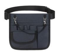 Duuclume Sac banane d'infirmière, porte-ruban, ciseaux de bandage utilitaire, pochette multi-poches pour équipement médical et infirmier, sac multi-poches pour professionnels de la santé (bleu)