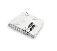 Duux Snooze Sous-couverture électrique en bambou - Couche supérieure en bambou - 6 niveaux de chaleur & minuterie - 2 zones pour corps et pieds - Lavable - 155 x 200 cm