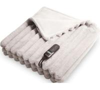 Duux Couverture chauffante DXOB02 Stripped 200x200 Gris