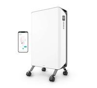 Duux Edge Oil - Radiateur à huile intelligent avec thermostat - Radiateur rempli d'huile 2000 W avec mode Boost - Blanc