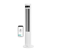 Duux Elevate Smart - Ventilateur Colonne Silencieux avec Ioniseur - 26 Vitesses & Mode Nuit - Blanc