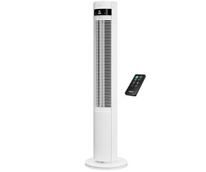 Duux Elevate Ventilateur Tour - 12 Vitesses, 80° Oscillation, Seulement 25dB, Ionisateur, Minuterie (1-12h), Mode Sommeil, Tactile & Télécommande - Ventilateur Silencieux & Intelligent pour Chambre