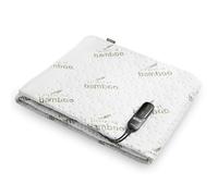 Duux Snooze Couverture Électrique en Bambou - Couche Supérieure en Bambou - 6 Niveaux de Chaleur & Minuterie - Lavable - 90x200cm