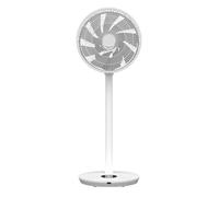 Duux Whisper Flex 2 Ventilateur - Ultra Silencieux 13 dB - Mode Nuit & Minuterie - Hauteur Réglable (54-92 cm) - Économe dès 2W - Commande sur le Ventilateur & Télécommande - Blanc
