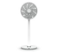 Duux Whisper Flex 2 Ventilateur - Ultra Silencieux 13 dB - Mode Nuit & Minuterie - Hauteur Réglable (54-92 cm) - Économe dès 2W - Commande sur le Ventilateur & Télécommande - Blanc