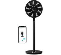 Duux Whisper Flex Ultimate Smart Ventilateur sur pied Silencieux - Contrôle par télécommande & smartphone - Réglable en hauteur 58-103cm - Efficace en énergie 3W - Noir