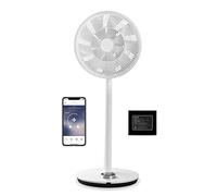 Duux Whisper Flex Wit DXCF13 - Smart Statiefventilator met Dock & Accu - Staande Ventilator Geruisloos (DXCF13)