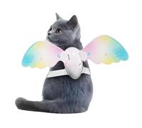 Duvcoywae Ailes Papillon pour Chien,Accessoire Déguisement Halloween Animaux - Léger Éclairage Papillon Fêtes Défilé Scène Photo Chats