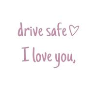 Duvcoywae Autocollant Rétroviseur Intérieur - Décoration Intérieure Conduite Sécurisée,Motif Cœur Décoratif Pour Vitre Auto - Pour Camion Voiture Moto SUV Pickup Scooter Conduite Long Voyage