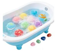 Duvcoywae Boule de Bain avec Jouets à l'intérieur,Œuf Planète Coloré avec Surprise à l'Intérieur | Balle de Bain et Douche | pour Moments en Famille, Amis, , Jardin, Piscine, Plage