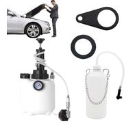 Duvcoywae Ensemble De Purge De Frein À Pression,Pièce De Rechange pour Véhicules Automobiles - Pompe À Extraction D'Huile Manuelle De 3 litres,pour Les Remorques Camping Cars Camions Berlines Et Pick