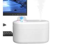 Duvcoywae Humidificateur Petit - Humidificateur Silencieux Pour Bureau,Diffuseur d'Aromathérapie avec Brumisation 2 Vitesses Thème Astronaute pour Maison Bureau Hôtel Voyage