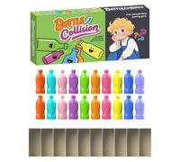 Duvcoywae Jeu d'Association de Couleurs,Jeu de Société d'Association des Couleurs des Boissons Colorées - Jouet Éducatif pour Crèche Voyage École Développement Logique