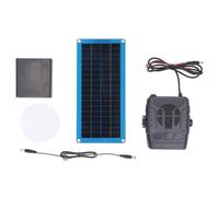 Duvcoywae Panneau Solaire Chauffant, Kit Chauffage Solaire Pour Serre De Jardin, Chauffage À Panneau Solaire 30 W Avec Chauffages