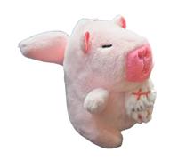 Duvcoywae Peluche Capybara - Miniature avec Pendentif à Cordon Tirant - Breloque Animaux Doux en Peluche | pour Filles Garçons Sac à Main Sac à Dos Voyage Fête Anniversaire