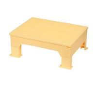 Duvcoywae Rampe pour Bac À Litière - Escabeau Surélevé | Marche Escalier Anti-Traçage à Hauteur Réglable et Grille Filtrante pour Appartement Balcon Séjour Intérieur Extérieur