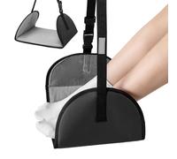 Duvcoywae Repos-Pieds Avion,Hamac de Pied pour Dormir en Voyage - Support Confortable pour Jambes sous Bureau Voiture Maison Train Bureau - Pause Déjeuner Avion Travail