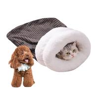 Duvcoywae Sac e Couchage Hivernal pour Chat - NiChauAnti-érapant pour Chaton - Lit Nioux pour Chat | pour Parents Animaux Temps FroiHiver Intérieur Salon Chambre Appartement Sommeil Nuit Sieste Jour