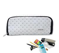 Duvcoywae Trousse Simple pour,Etui à Crayons pour École - Pochette Organisatrice Cosmétique Souple pour Stylo Ciseaux Règle Gomme Carnet Bureau Université École Voyage Artistes Étudiants