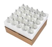 DUVERT Guirlande Étanche LED Guirlandes Lumineuse Extérieure 7.6M/10M/15M/20M, 10/15 /25/48Ampoules G40 Raccordable Décoration pour Anniversaire, Jardin,Fête,Noël, Mariage (10pcs bulbs)