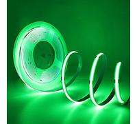 DUVERT LED Bande COB Flexible haute densité, alimentée par USB 5V, 320 leds, lumière linéaire, led ruban avec adésif pour maison décoration (3m, Vert)