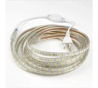 DUVERT Ruban à LED, Bande LED Etanche, Lumineux Bandeau Led 220v, 5050 IP65 Etanche Bande Strip Led, Blanc Froid (15m)