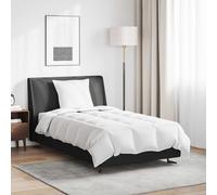 Duvet d'été simple avec oreiller 2 pc Blanc Plume de canard matelassé vidaXL vid