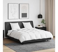 Ensemble De Duvet D'hiver Avec Oreiller 3 Pcs Blanc 200 X 200 Cm
