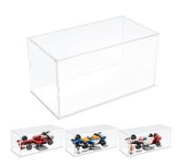 DuvinDD Vitrine en Acrylique pour Lego (40 x 20 x 20 cm, Blanc)