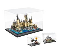 DuvinDD Vitrine en Acrylique pour Lego Himeji et Poudlard Castle,40x30x25cm