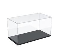 DuvinDD Vitrine en acrylique pour Lego Jardin du silence, 10295, 40 x 25 x 25 cm, noir
