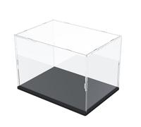 DuvinDD Vitrine en Acrylique pour Lego Technic FXX K 42212 pour BMW M4 GT3 Evo 42226 pour 42222 pour 76470- Base Noire 30x20x20 cm - Protection Contre la Poussière pour Collectionneurs de Maquettes