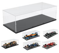 DuvinDD Vitrine pour Lego Ferrari McLaren McLaren Red Bull-70x30x20cm,Noir