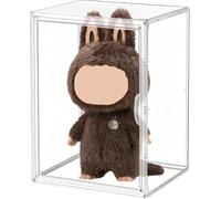 DuvinDD Vitrine transparente avec porte pour Pop Mart Labubu Angel in Clouds & I Found You, boîte de présentation en acrylique pour objets de collection anti-poussière (30 x 35 x 60 cm, transparent)