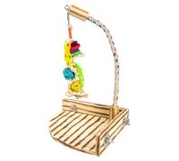 Jouet pour oiseaux terrain de jeu Duvoplus Lili Multicolore 25x25x38 cm