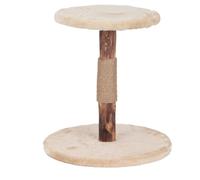 Duvo+ Arbre À Chat Nuri En Bois Naturel Beige Pour Chats, 30x30x40 Cm, En Bois