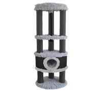 Duvo+ Arbre à Gratter Fabian Gris 60x40x150cm Avec 2 Liegeflächen & Schutzhaus