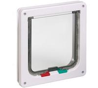 DUVO+ CHATIERE PORTE CHAT 4 POSITIONS BLANCHE REF 10923