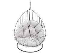 Duvo+ Chats Suspendu Métal Balançoire Ruhekissen 55x35x98 CM Caviar