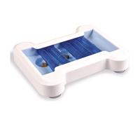 Duvo+ Chercher'N Friandise Puzzle - OS Blanc/Bleu pour Chiens, Neuf