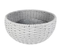 Duvo+ Chien Huître Rond Gris 45x45cm, Corde en Coton, Moderne, Haute Qualité