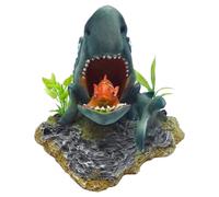 Duvo+ Décoration D'Aquarium Requin Avec Nemo 14,5x12,5x14cm Pour Eau Douce/Sale