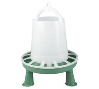 Duvo+ Distributeur De Nourriture 3 kg Vert Pour Poules/Oiseaux Extérieur Robuste