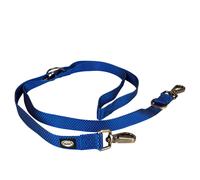 Duvo+ East Duo Laisse Nylon Bleu 200cm 25mm pour Chiens Robuste & Étanche