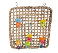 Duvo+ Filet à Grimper Jouet De Herbiers 41x37 CM pour Tous Oiseaux Coloré Actif