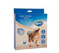 Duvo+ Grande Chatière + Tunnel 23,3x25cm Blanc