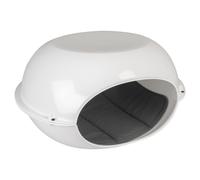 Duvo+ Igloo Pour Chats Blanc Avec Coussin 57x38x31 Cm - Couchage Douillet