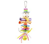 Jouet pour oiseaux pendentif coloré avec jouets en plastique Duvoplus Multicolore 22x14x5,5 cm