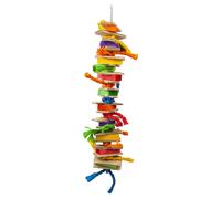 Duvo+ Jouet Oiseau Carton & Blocs 66x12, 7cm pour Tous Les Oiseaux